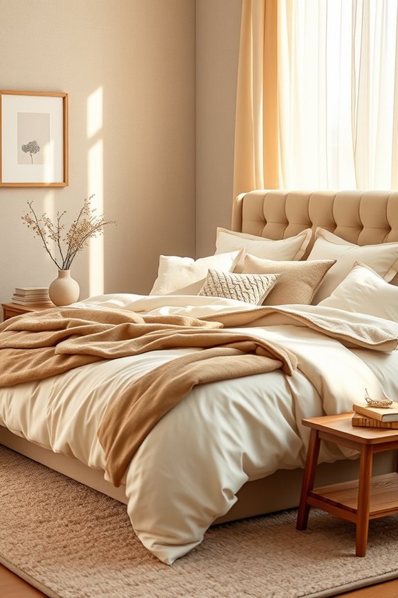 layered beige for dimension
