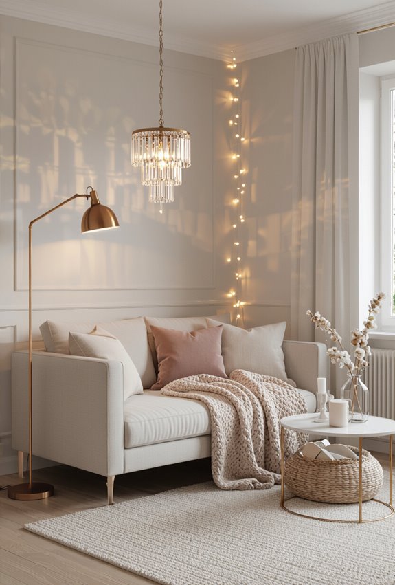 layered cozy ambient lighting