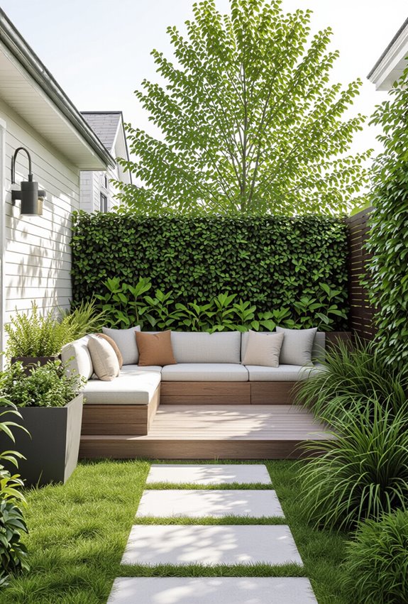layered cushioned cozy seating nook