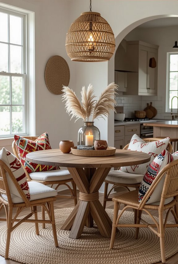 layered global textured cozy vignettes