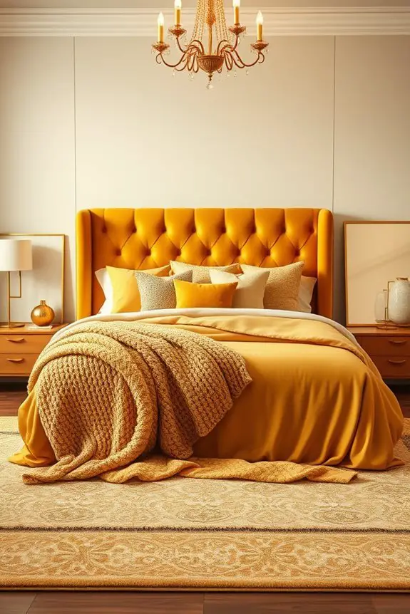 layered gold textile elegance