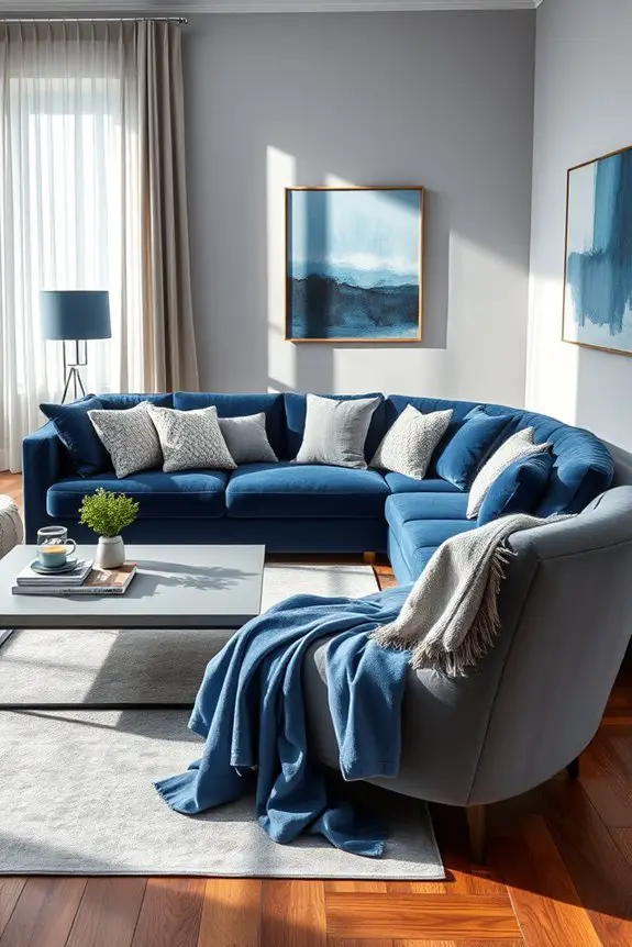 layered grey and blue textures