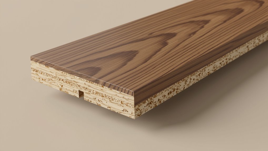 layered laminate flooring structure