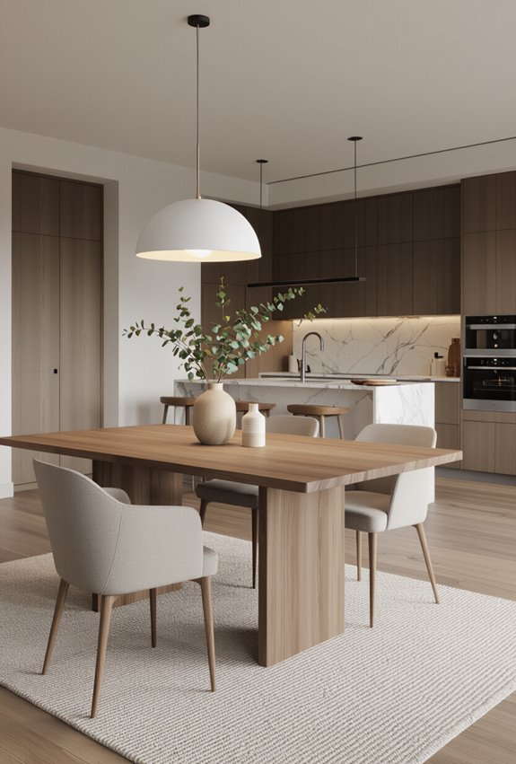 layered lighting defines zones