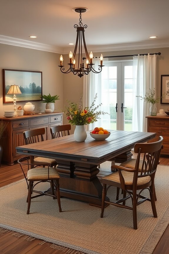 layered lighting enhances ambiance