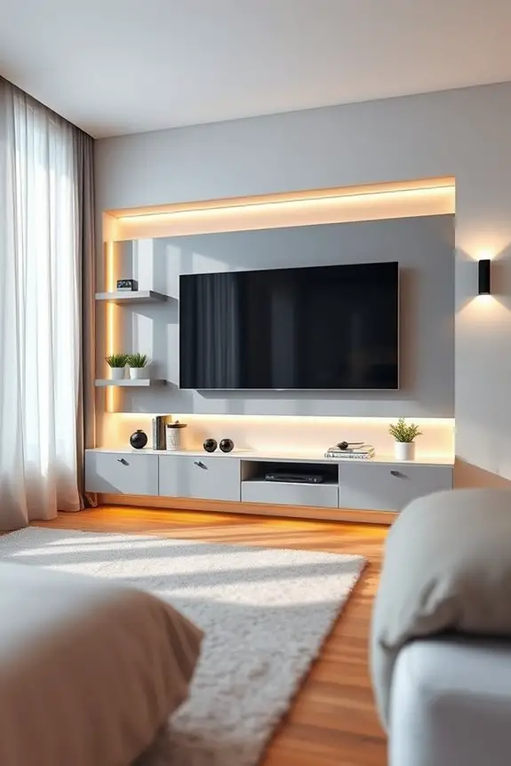 layered lighting enhances ambiance
