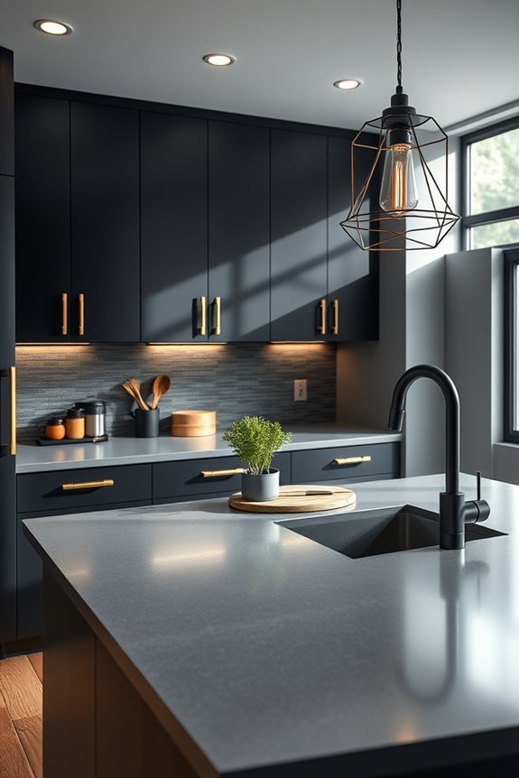 layered lighting enhances kitchen design