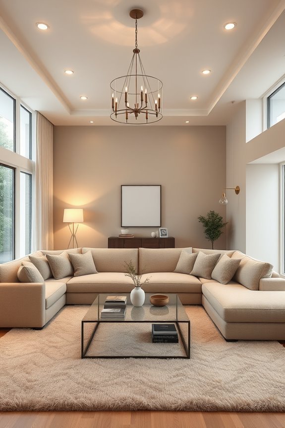 layered lighting for ambiance