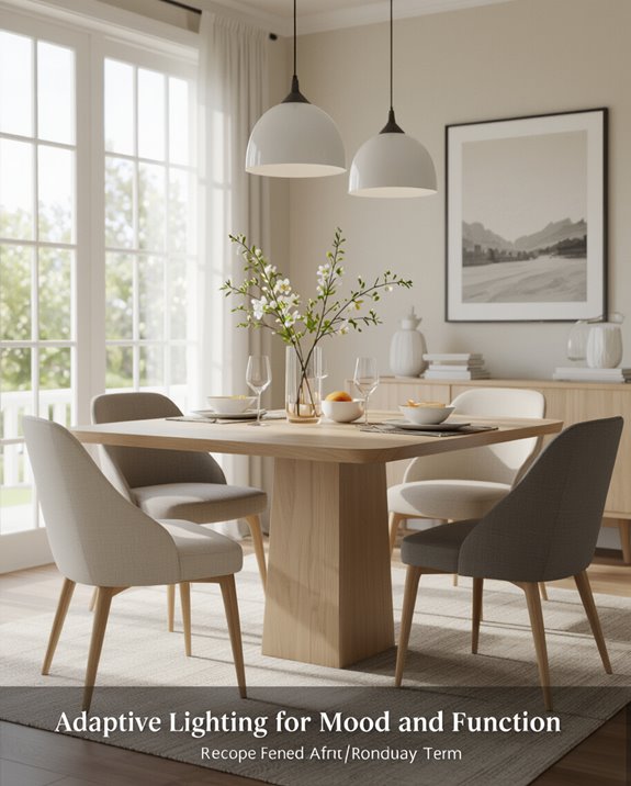 layered lighting for ambiance