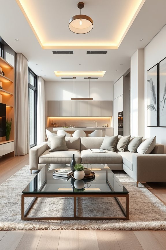 layered lighting for ambiance