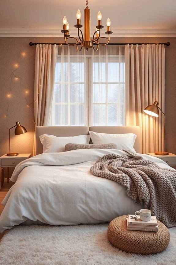 layered lighting for ambiance