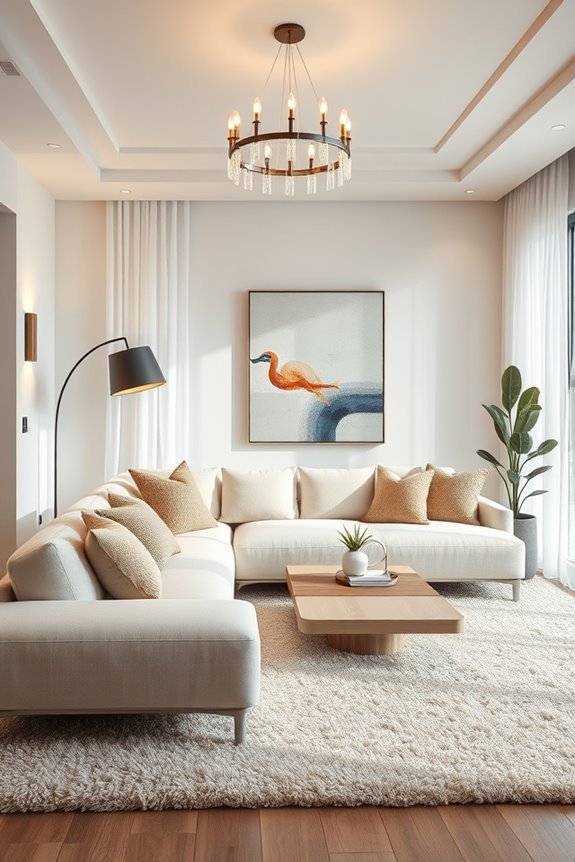 layered lighting for ambiance