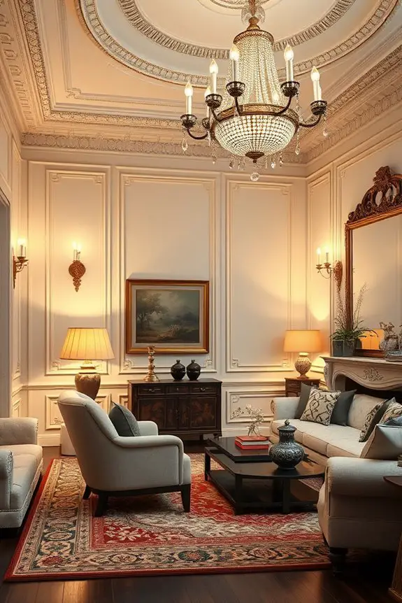 layered lighting for elegance