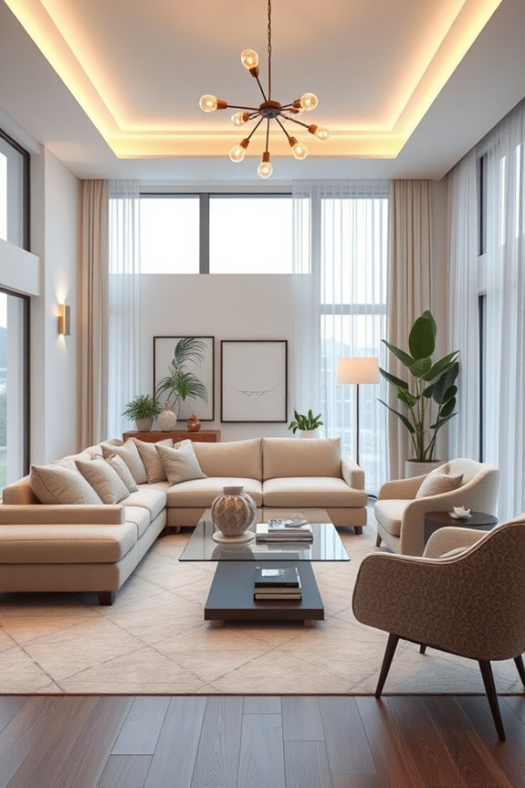 layered lighting for sophistication