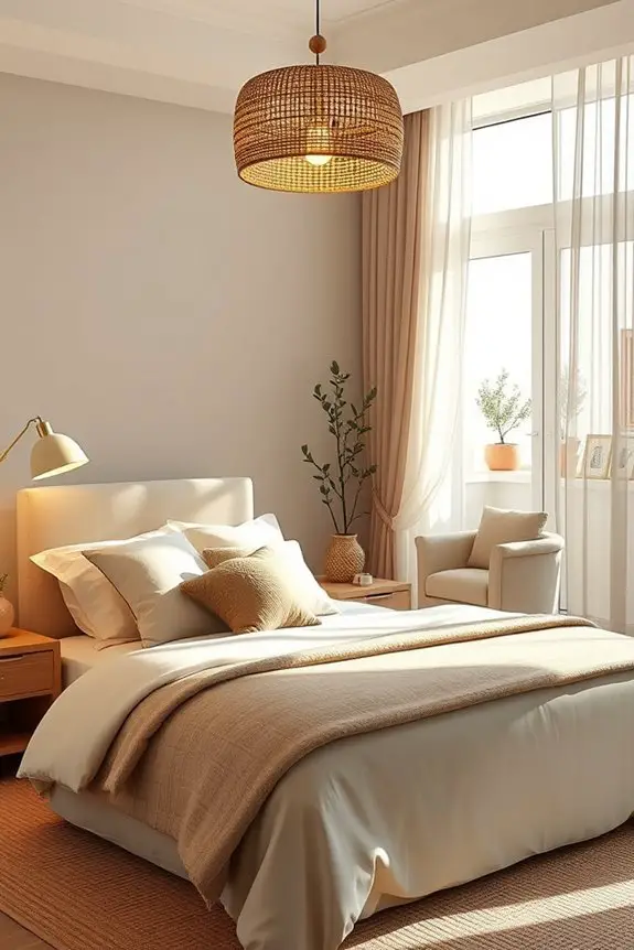 layered lighting for tranquility