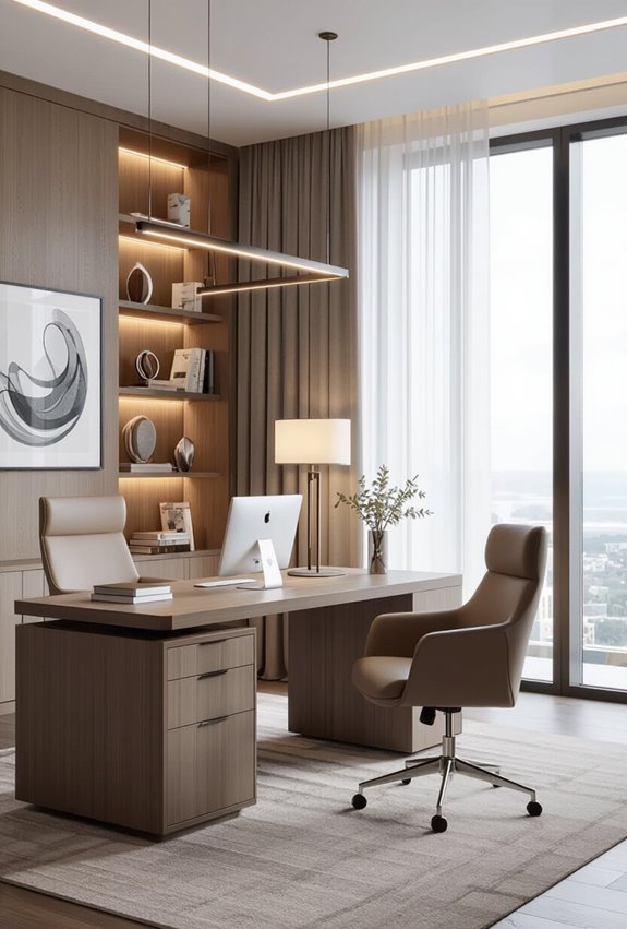 layered lighting reduces glare