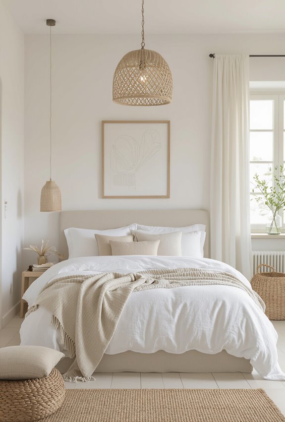 layered linen throws for touch