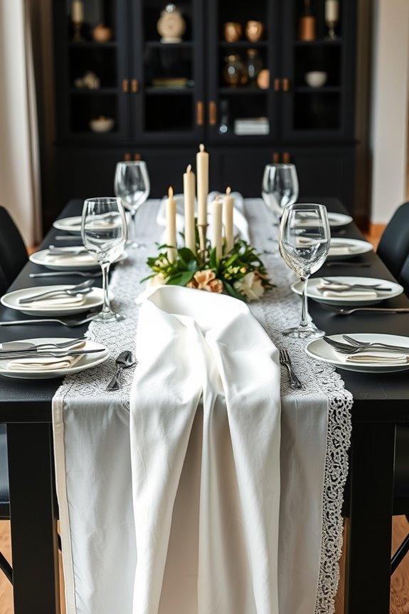 layered linens for elegance