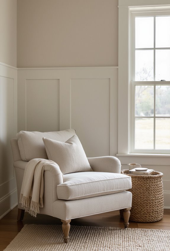 layered muted neutrals for warmth