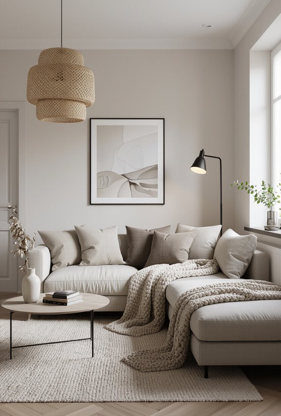 layered natural textured textiles