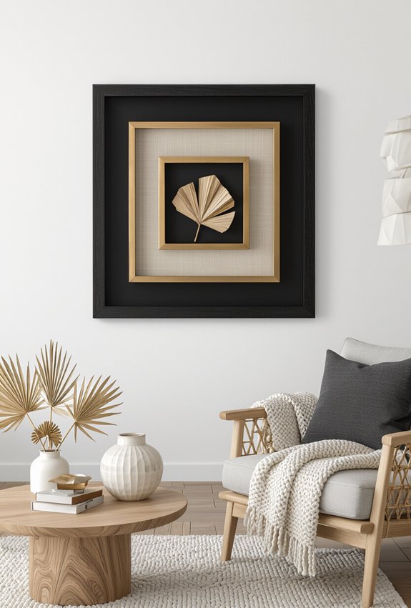 layered nested frames create depth