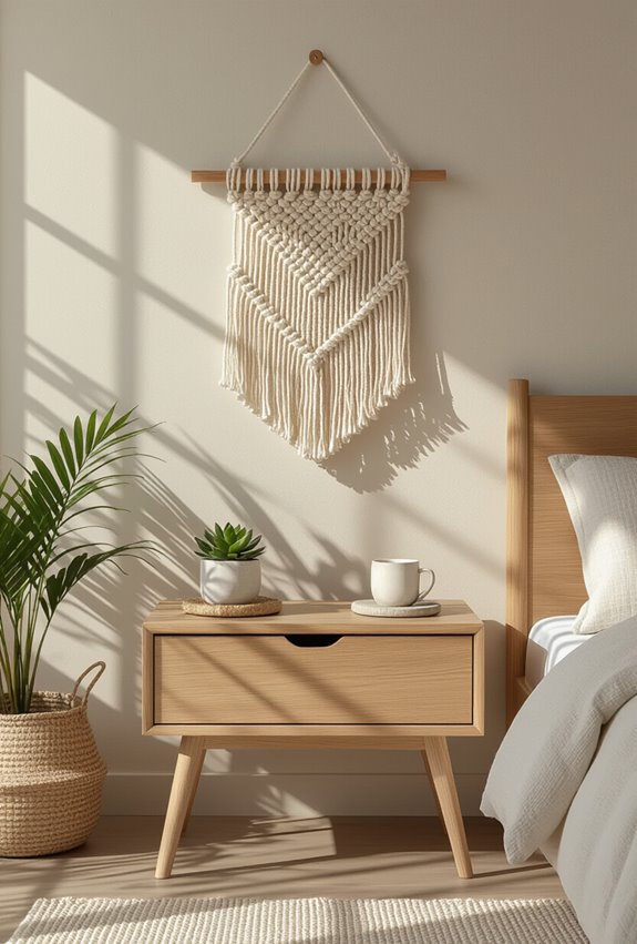 layered neutral macram fringe