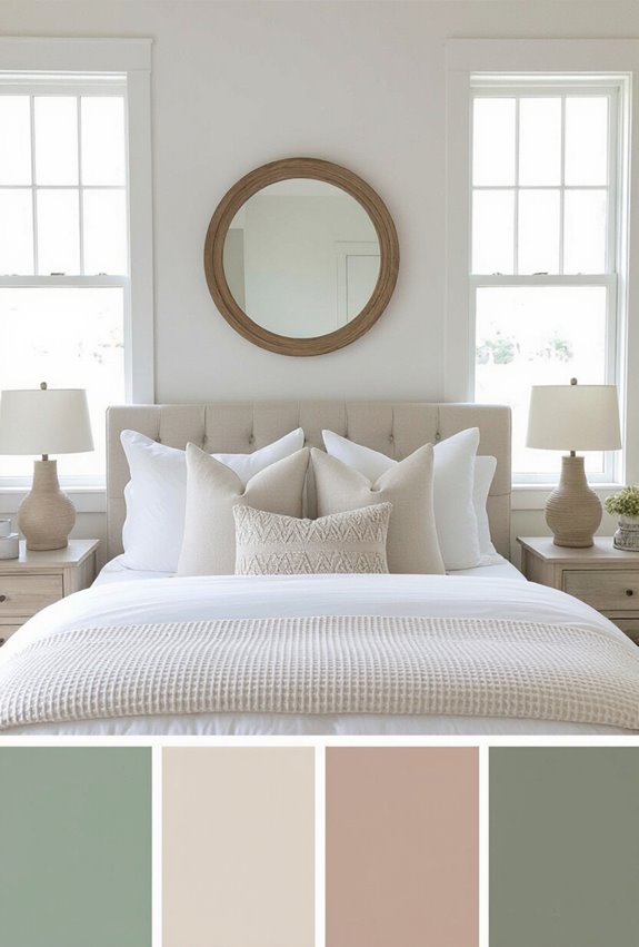 layered pillows textured staggered support