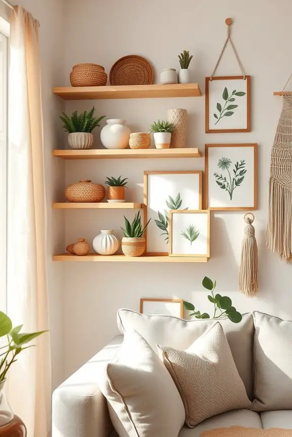 layered shelf styling tips