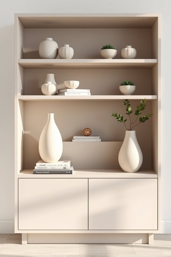 layered shelving display techniques
