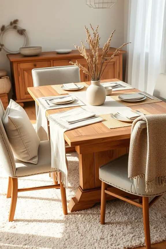 layered textiles for coziness