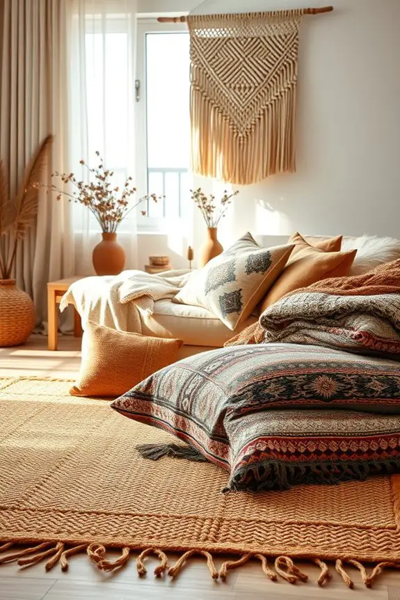 layered textiles for depth