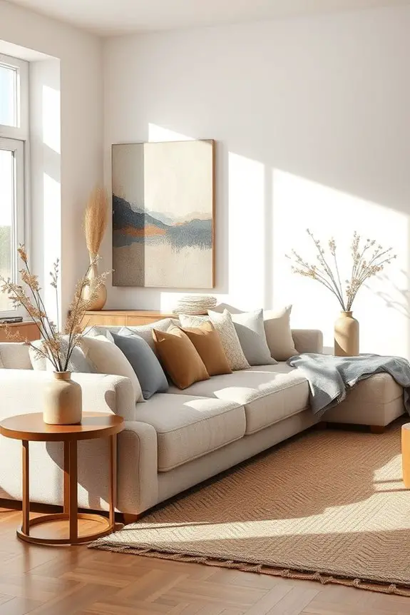layered textured fabric accents