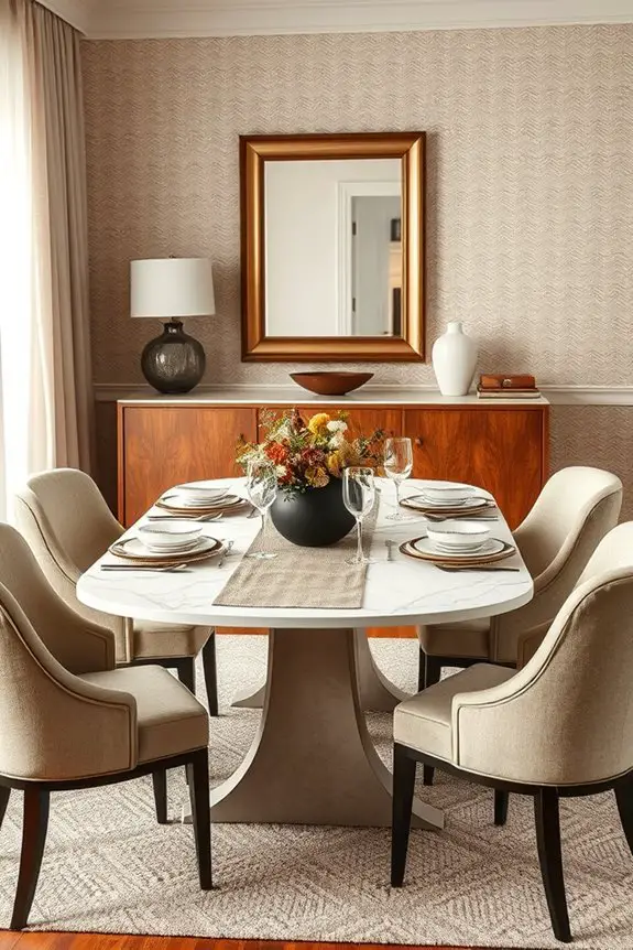 layered textures enhance dining