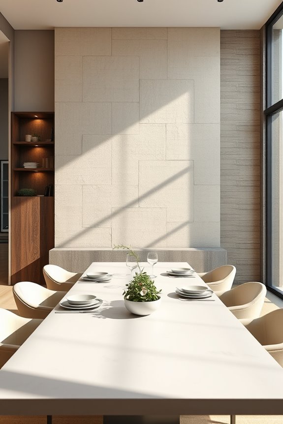 layered textures enhance dining