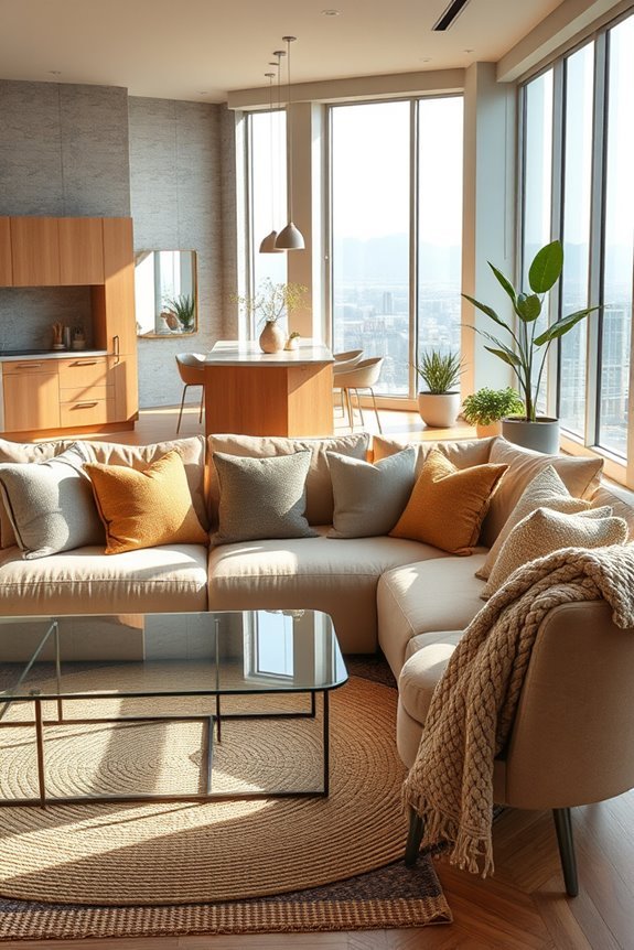 layered textures for coziness