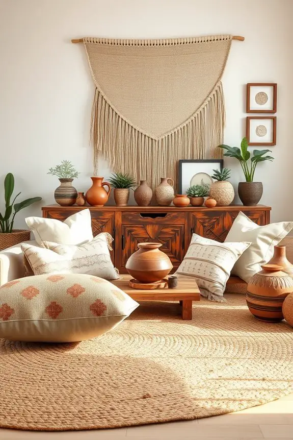 layered textures for decor