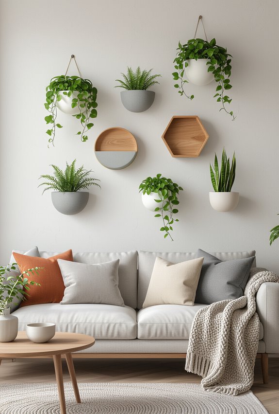 layered vertical living art