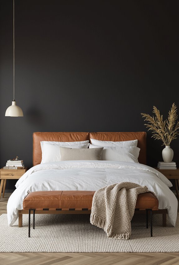 leather meets airy linen