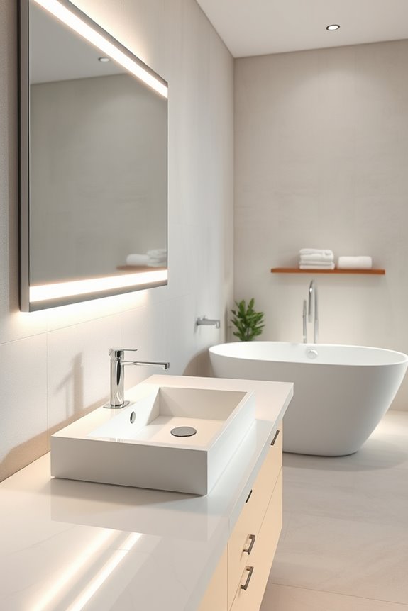 led mirror with customization