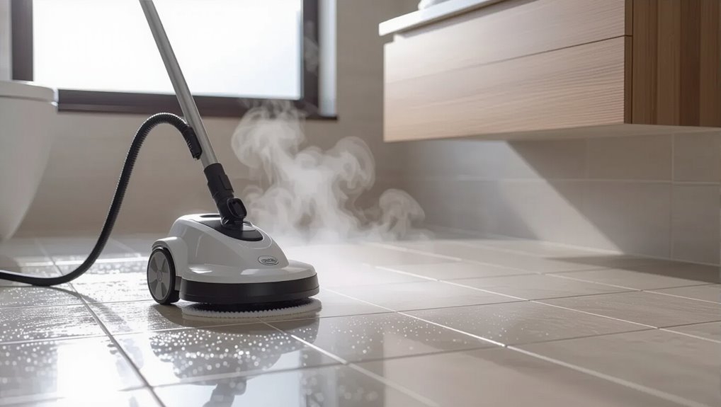 lift dirt with steam