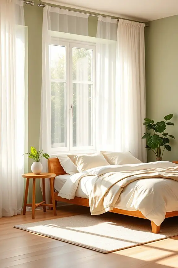 light airy serene curtains