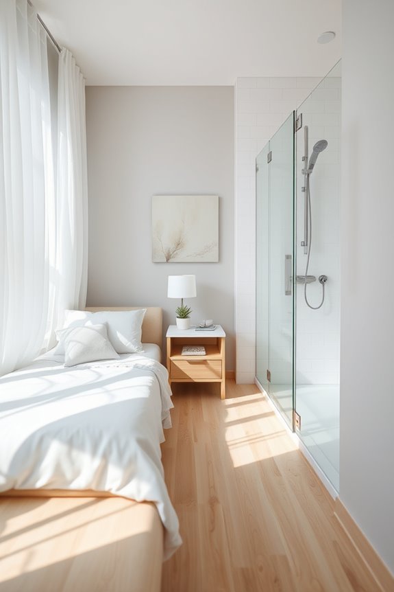 light colors create spaciousness