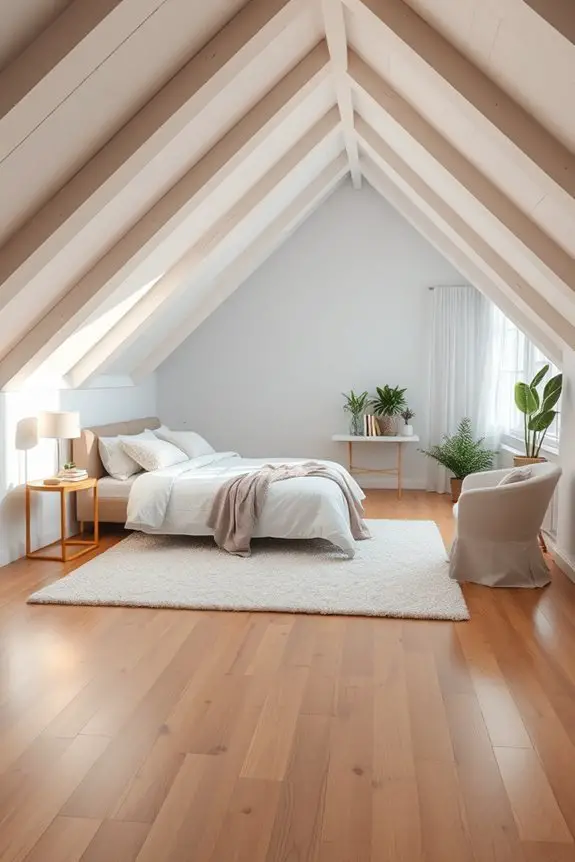 light colors enhance spaciousness