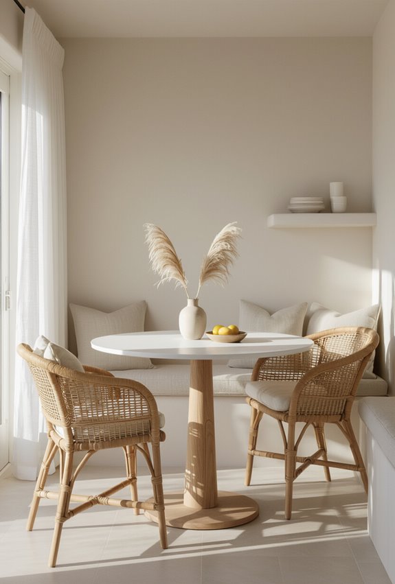light filled compact coastal nook