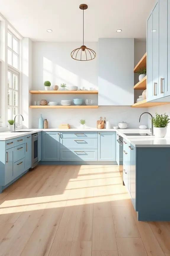 light wood floor elegance