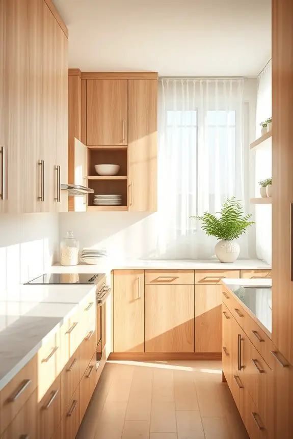 light wood kitchen warmth