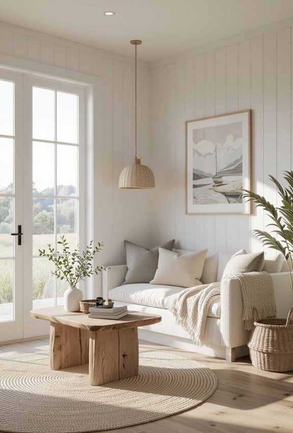 light woven coastal natural texture
