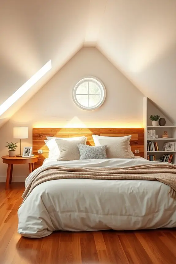 lighted diy headboard project
