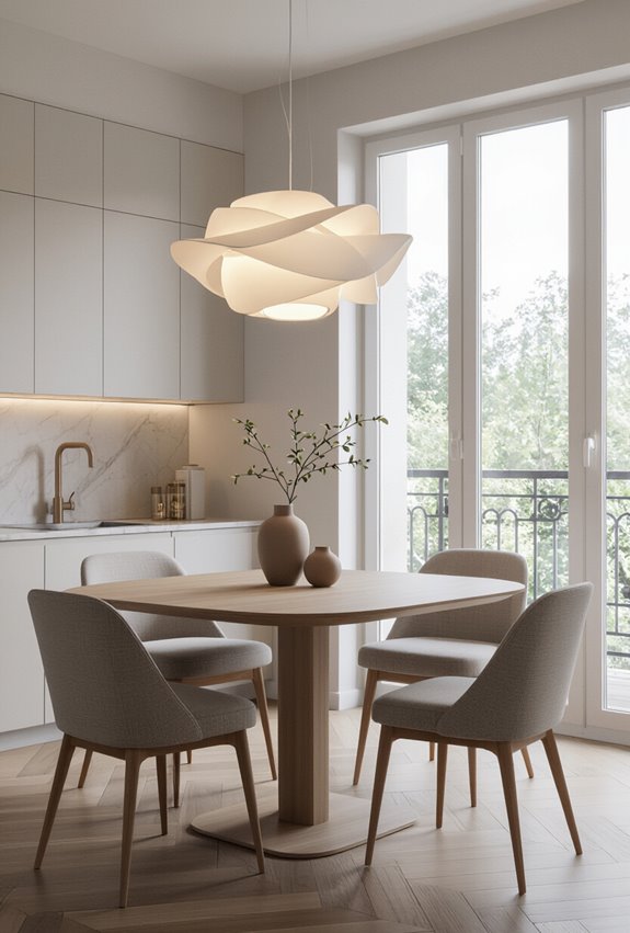 lighting as sculptural focal point