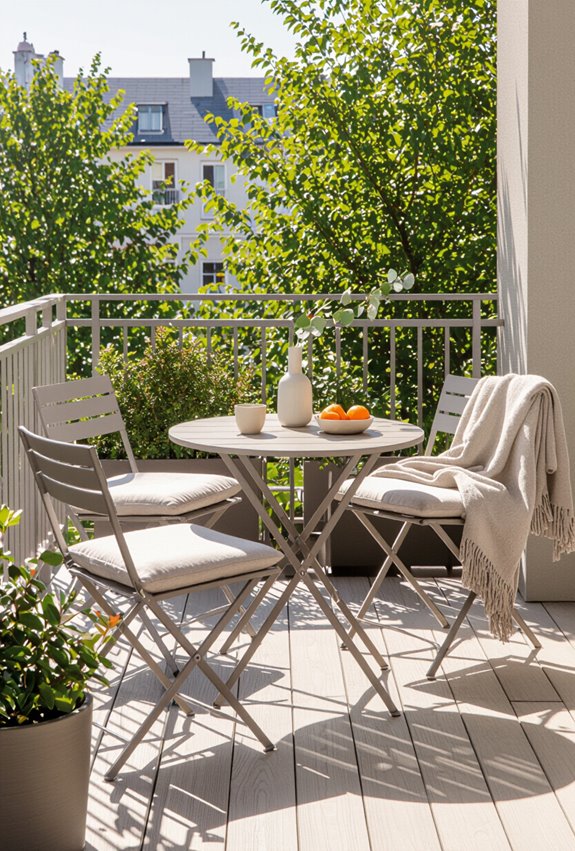 lightweight rustproof foldable outdoor seating